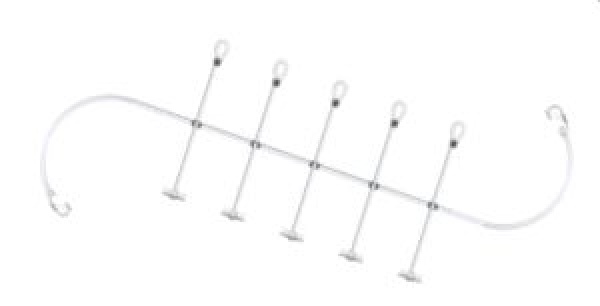 Segelspinne, L=2000mm, Ø8mm