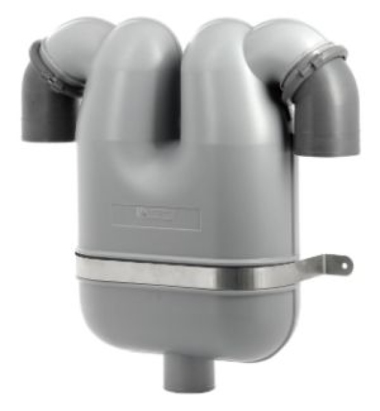 VETUS Aufpuffgas-Separator 75mm