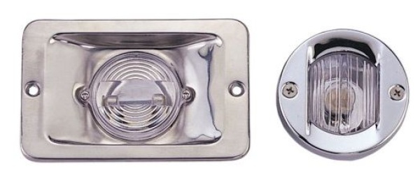 LED-Hecklaterne, Rund, 8-30V  1W, 135º, LED 1x 1W, NIR