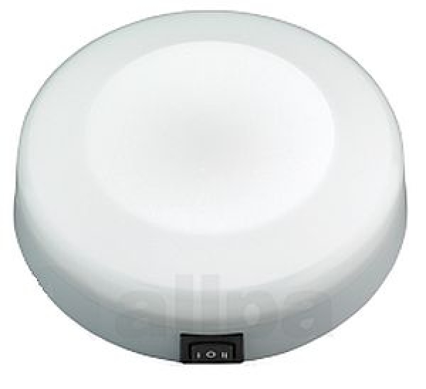 Kunststoff LED-Deckenleuchte, Gebäude, 12V  1W, LED 5Ø