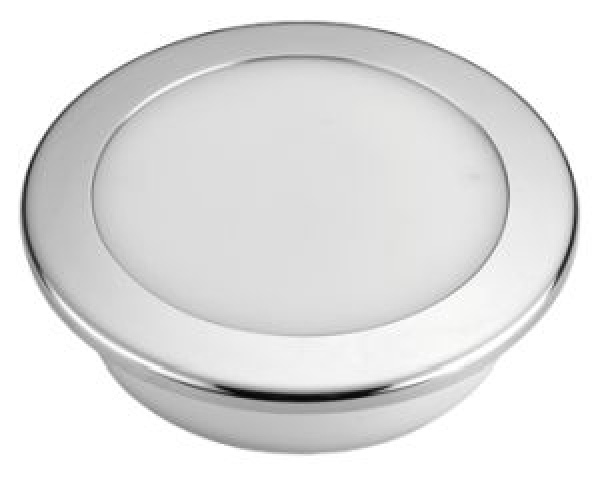 Kunststoff LED-Deckenleuchte mit NIRO Ring, 12V  7,5W,