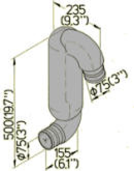 Vetus Schwanenhals LT7575