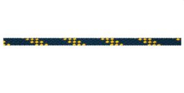 Liros Handy Elastic blau/gold 14mm per m