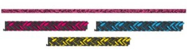 Magic Edge 4mm schwarz-blau per m