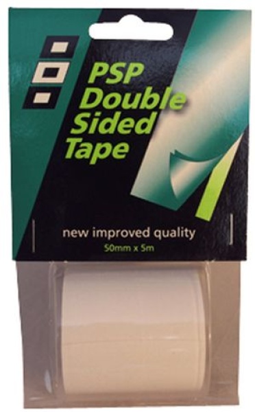 DOUBLE SIDED TAPE CLEAR 50MMX5M