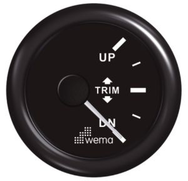 MOTOR TRIMM ANZEIGER SCHWARZ