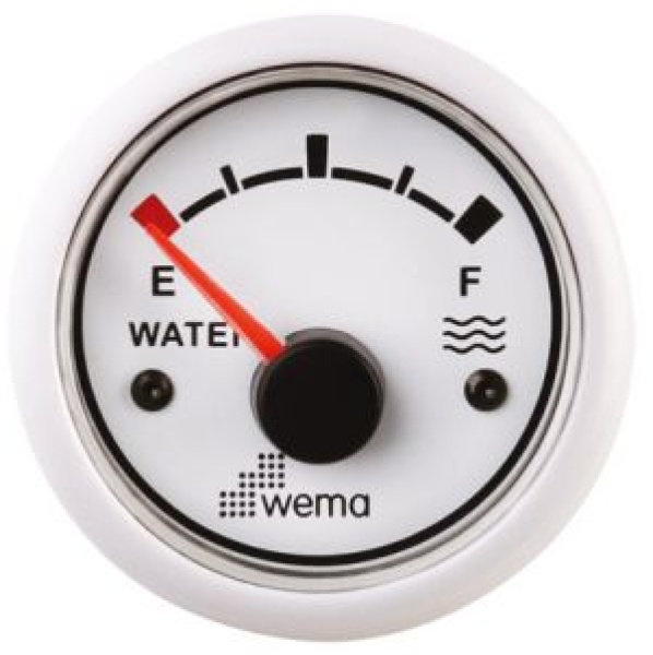 WEMA ANZEIGE WASSER WEISS