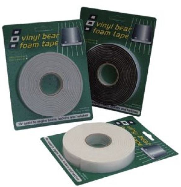 VINYL FOAM TAPE BLACK 19X3MMX3M
