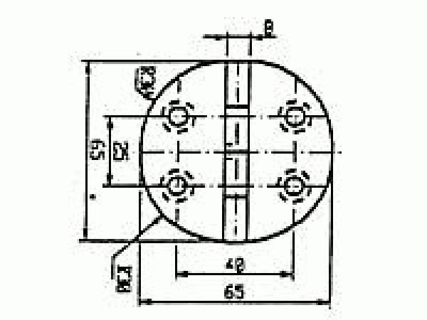 SCHARNIER DIA 65. 180GR 86320C