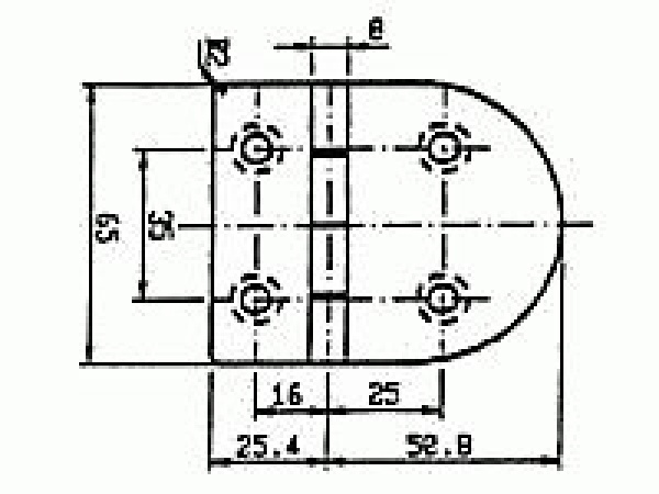 SCHARNIER 76.2X65. 90GR 86321A