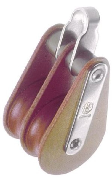 YACHTBLOCK HARTGEWEBE BUEGEL 30MM