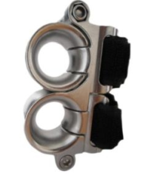 Twin Fairlead (Rope Hole Ø20) for Stanchion 28mm