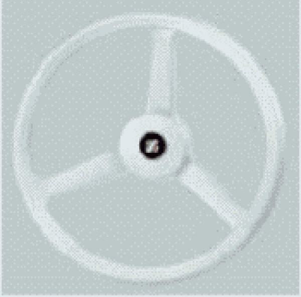 V32W STEUERRAD WEISS 3X120GRSPEI