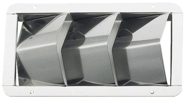 LUEFTERROST EDELSTAHL 325X110MM