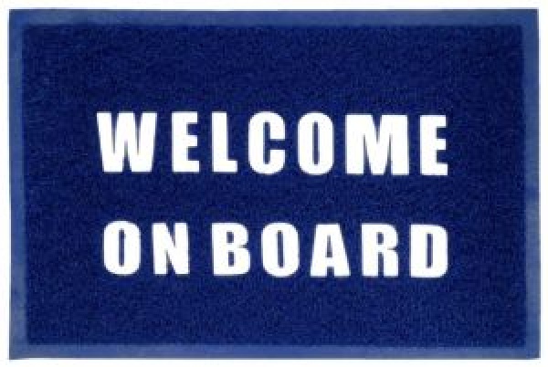 Fußmatte Welcome on Board 60x40cm