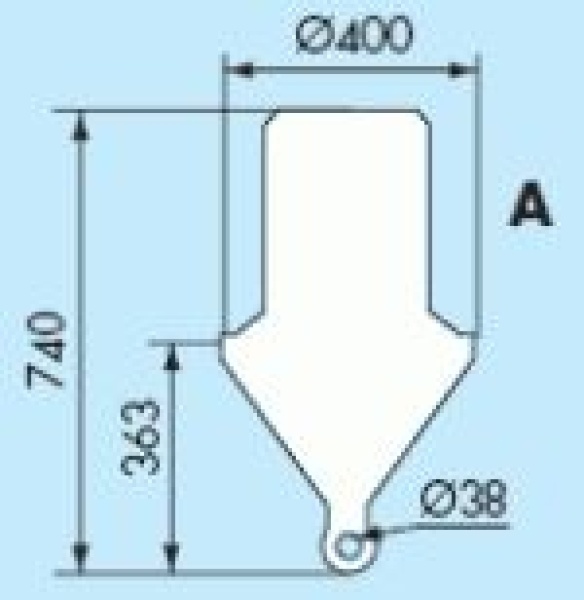 MARKIERUNGSBOJE GELB ZYL D=40CM