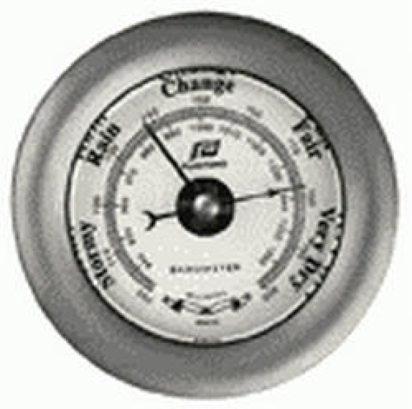 4 ZOLL BAROMETER MATT VERCHROMT