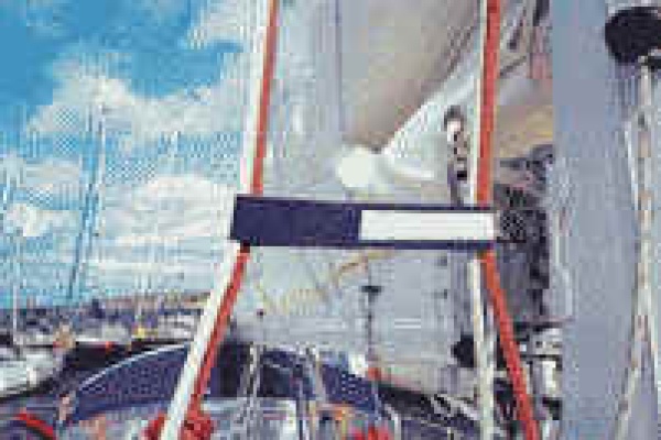Segelgurt x 4 rot 09 m