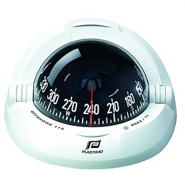 PLASTIMO Kompaß OFF115 Weiß Einbau,Weiß concave R