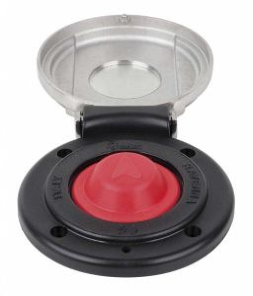 Quick RVS voetschakelaar Mod.900X, Zwart, Up