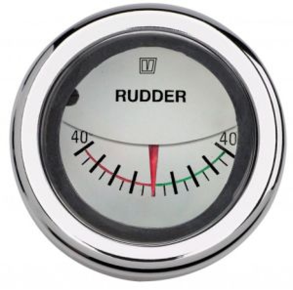 Vetus Ruderstands-Anzeige-Gerät 12/24V weiss