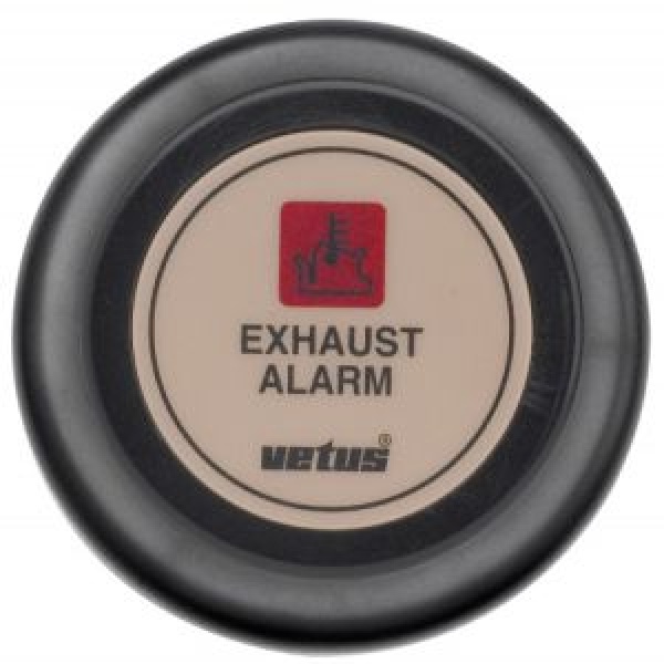 Vetus Auspufftemperaturalarmanzeige, creme, 12 V