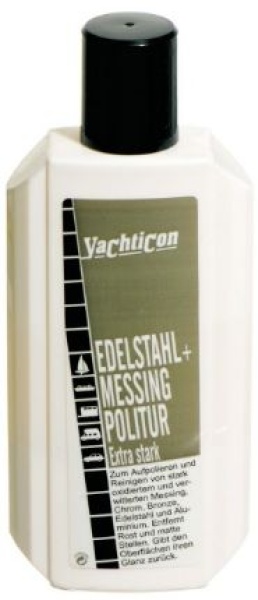 Edelstahl + Messing Politur Extra Stark 250 ml