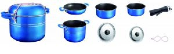 Alu Kochtopfset 7 Teile
