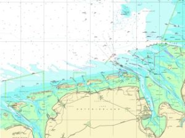 Tischset Borkum - Helgoland 400 x 300 mm