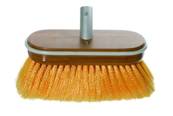 Bürste Deluxe weich gelb mit Wasserdurchlauf