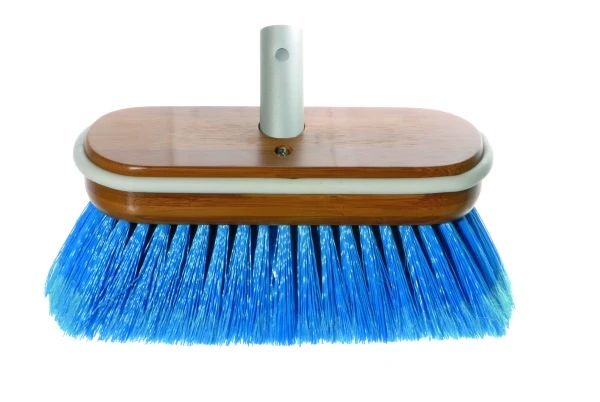 Bürste Deluxe mittel blau mit Wasserdurchlauf