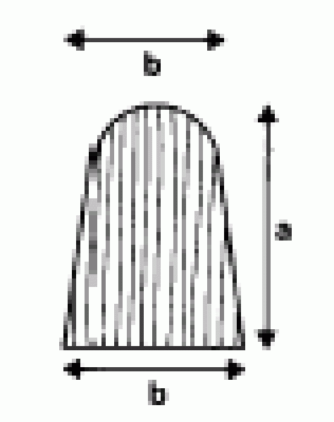 Setzbordprofil 28x20 mm