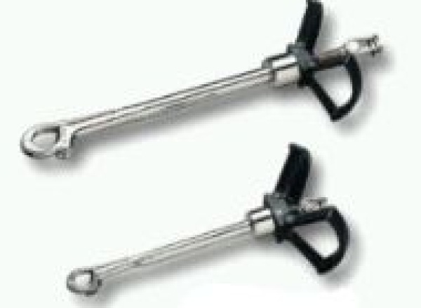 NIRO Stagspanner mit Aluminium Klappgriffen & schnapph