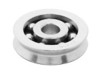 KUGELGELAGERTE SEILROLLE EDELSTAHL ROSTFREI 25 MM