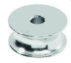 SEILROLLE MESS. VERNICKELT 13 x 6