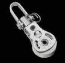 MICRO-XS-BLOCK MIT WIRBEL KUGELLAGER, ROLLE EDELSTAHL