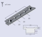SCHIENE 20X3MM  LÄNGE 30CM