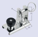 SCHLITTEN MIT STOPPER 20X3 MIT WIRBEL