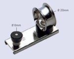 SCHLITTEN MIT STOPPER 20X3 MIT SCHOTFÜHRUNG