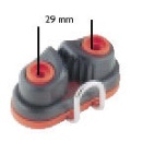 SCHOTKLEMME KOMPLETT MIT FÜHRUNG VOR DER KLEMME 3-6MM