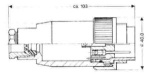 Philippi Serie 694 Kupplungsdose 13-pol.