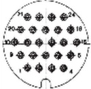 Philippi Serie 694 Kupplungsstecker 24-pol.