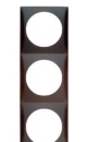 Philippi ADR 3 schwarz Abdeckrahmen 3-fach
