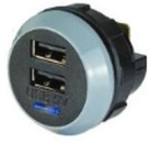 Philippi USD GW USB Einbau-Doppel-Ladesteckdose