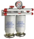 Vetus Wasserabscheider/Grobfilter, doppelt