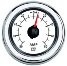 Vetus Amperemeter, weiß, +/- 80 A, 12/24 Volt