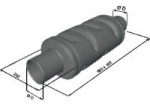 Vetus Schalldämpfer MP100