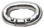 Ketten-Notglied, rost. Edelstahl 8 mm