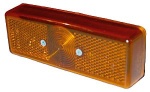 Außenscheinwerfer Rückstrahler, orange