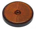 Rückstrahler, orange 60 mm